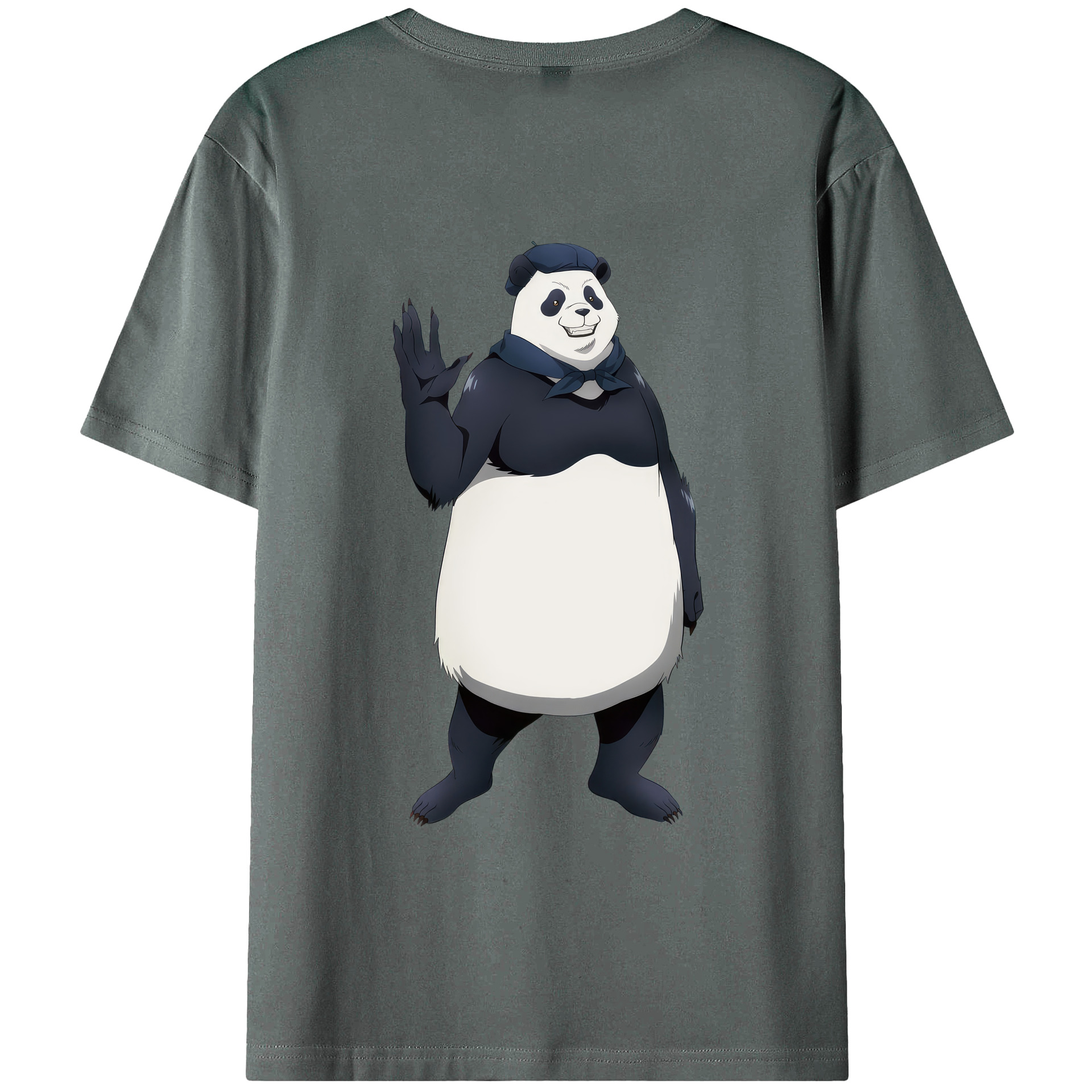 （画像用） 呪術廻戦 Jujutsu Kaisen 綿100％ メンズ半袖Tシャツ（バックプリント） 通気性